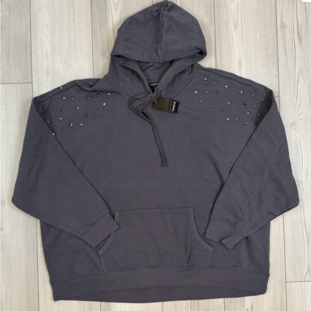 TORRID Black Studded Women's Hoodie